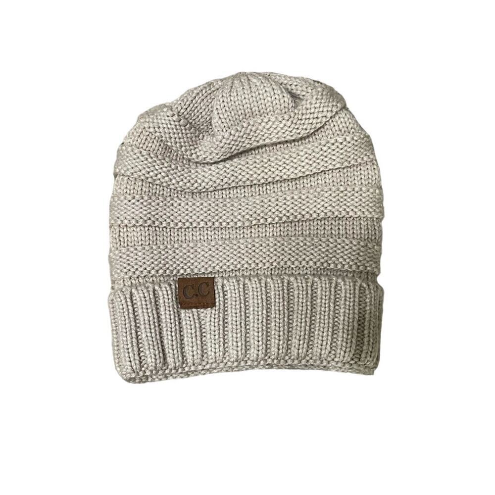 Neutral C.C Exclusives Cable Knit Beanie - Thick, Soft & Warm Chunky Beanie Hats